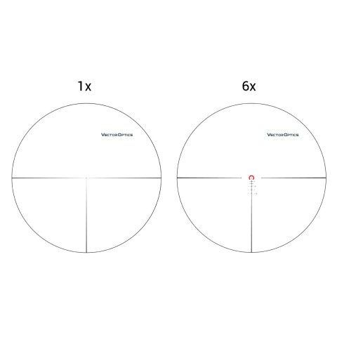 Прицел оптический Vector Optics Continental 1-6x28 (34mm) illum. FFP Tactical