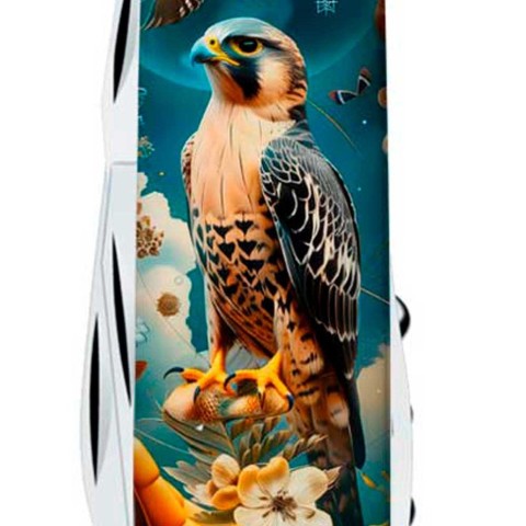 Ніж Victorinox Climber Ukraine 91мм,14функ ,Сокіл-захисник