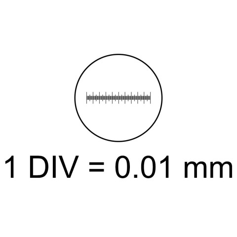 Калібрувальна лінійка SIGETA Slide-7 X 0.01 мм, 0.1 мм