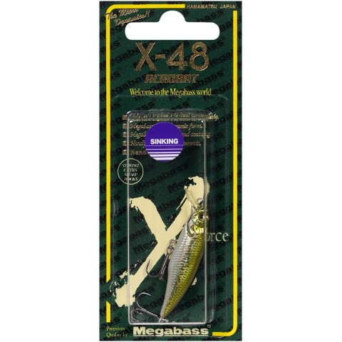 Воблер Megabass X-48 Acrobat S 48mm 3.2g GG Bass
