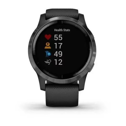 Смарт-годинник Garmin vivoactive 4 чорний із грифельним безелем