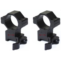 Кільця Vector Optics 30 мм швидкоз'ємні середні на Вівер/Пікатіні