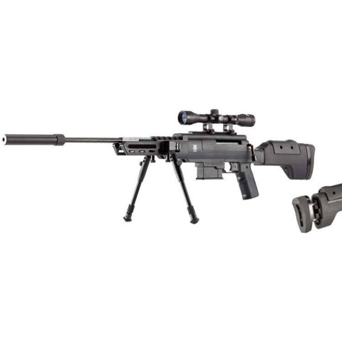Пневматична гвинтівка Norica Black OPS Sniper + приціл 4x32 + сошки