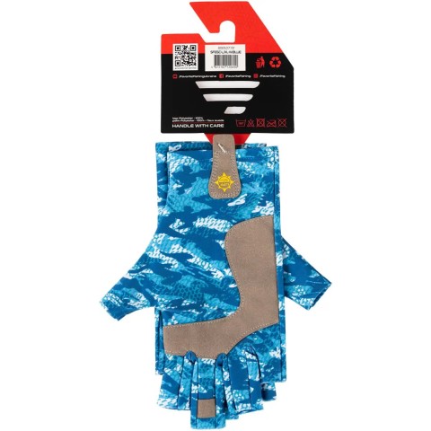 Перчатки Favorite Solar Fishing Gloves 5 Cut L/XL white/blue