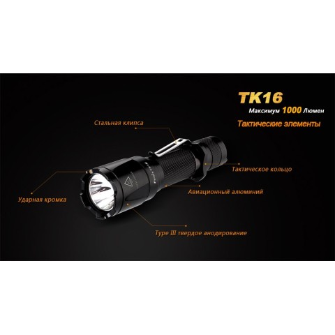 Ліхтар ручний Fenix TK16