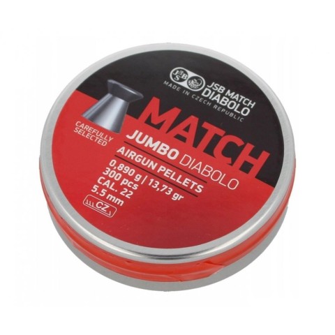 Пули JSB Diabolo Jumbo Match 5,5 мм 0,890 гр, 300 шт