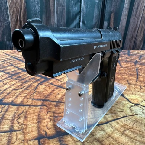 Пневматический пистолет Borner 92M (Beretta 92) метал Black БУ