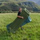 Матрац туристичний надувний одномісний  Naturehike CNK2550WS019, 200х60х6.5 см, зелений із вбудованою помпою для надування