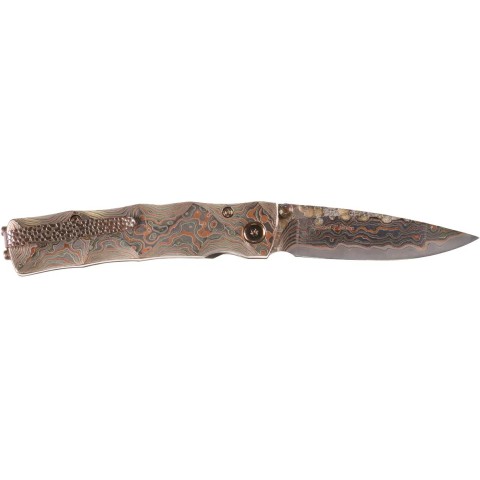 Нож Mcusta Shinra Take, 25th Anniversary brown