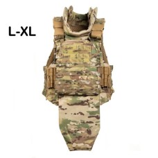 Полегшений бронежилет "Сармат L-XL" 27х33 з балістичним захистом 1 класу (Мультикам)