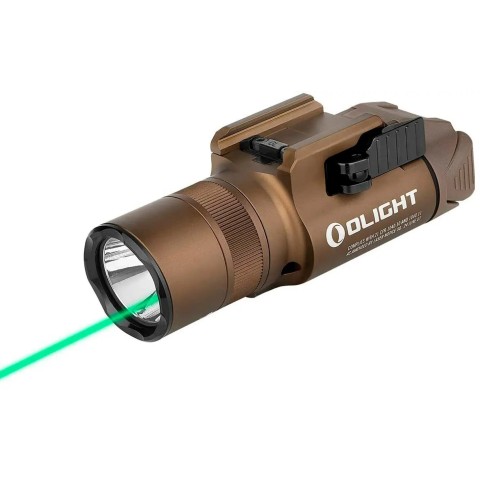 Ліхтар з ЛЦВ Olight Baldr Pro R Green Laser Desert Tan