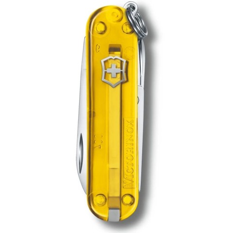Ніж Victorinox Classic SD Colors Tuscan Sun 58мм,7функ,жовт.прозор