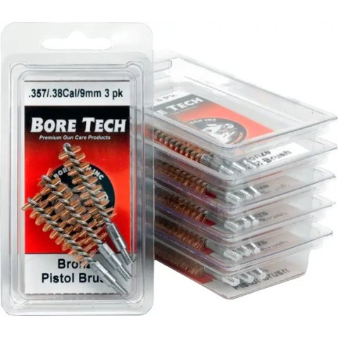 Ершик Bore Tech д/пист 9мм. бронза 8/32 M 3 шт/уп