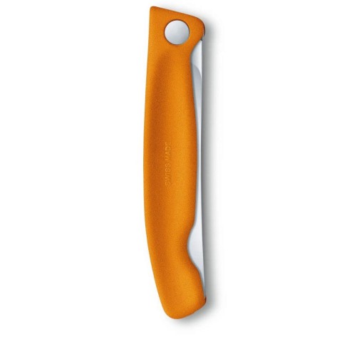 Кухонний ніж Victorinox SwissClassic Foldable Paring лезо 11см хвил. з помар. ручкою (блістер)
