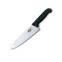 Кухонний ніж Victorinox Fibrox Carving лезо 20см широк. з чорн. ручкою