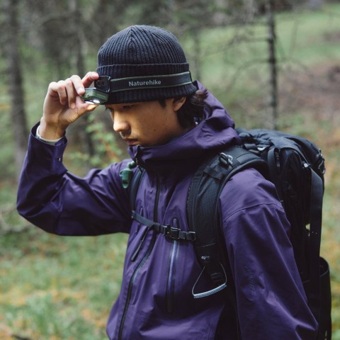 Ліхтар налобний Naturehike CNK2450ZM010, коричневий