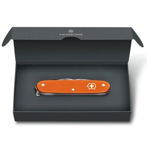 Складной нож Victorinox PIONEER X 93мм/3сл/9функ/рифл.оранж /кернер/ножн (Lim.Ed. 2021)