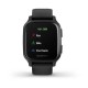 Смарт-годинник Garmin Venu Sq Music Edition чорний з сірим безелем