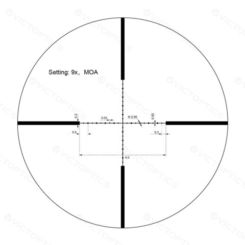 Приціл оптичний Vector Optics C3 3-9x32 (25,4 мм) illum. SFP