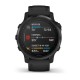 Смарт-годинник Garmin fenix 6S Pro чорний з чорним ремінцем
