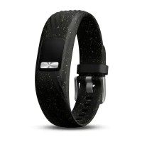 Ремешок для фитнес-трекера Garmin vivofit 4 черный в точку (S/M)