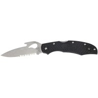 Нож Spyderco Byrd Cara Cara 2 Emerson, 8Cr13MoV, FRN, полусеррейтор ц:black