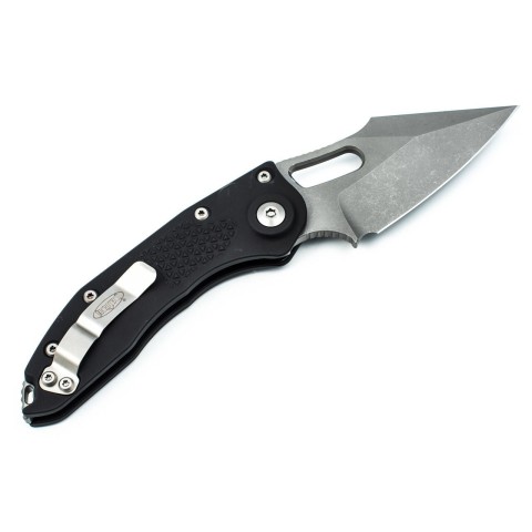 Ніж Microtech Stitch S/E Stonewash Standard Black