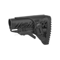 Приклад FAB Defense GLR-16 CP з регульованою щокою для AR15/M16. Колір - чорний