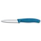 Ніж кухонний Victorinox SwissClassic, 8 см, серрейтор, синій