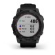 Смарт-годинник Garmin fenix 7X Sapphire Solar чорний титановий DLC з чорним ремінцем