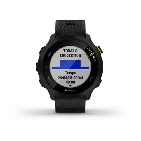 Смарт-годинник Garmin Forerunner 55 з чорним ремінцем