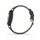 Смарт-часы Garmin Lily Classic с кремово-золотистым безелем, черным корпусом и итальянским кожаным ремешком