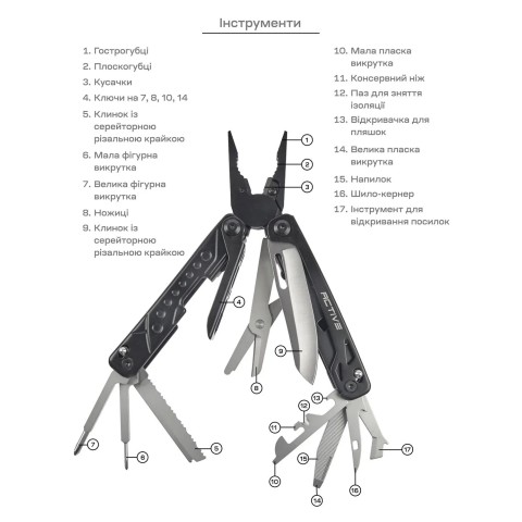 Мультитул Active Boa