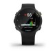 Смарт-годинник Garmin Forerunner 45 з чорним ремінцем