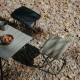 Стілець складаний Naturehike CNK2550JJ011, алюміній, чорний
