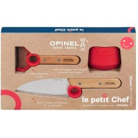 Набор ножей Opinel Le Petite Chef ц:красный