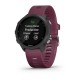 Смарт-годинник Garmin Forerunner 245 з вишневим ремінцем