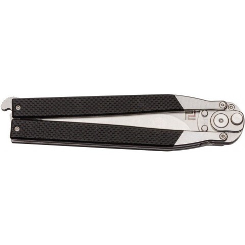 Ніж Artisan Kinetic Balisong, D2, G10 Flat black