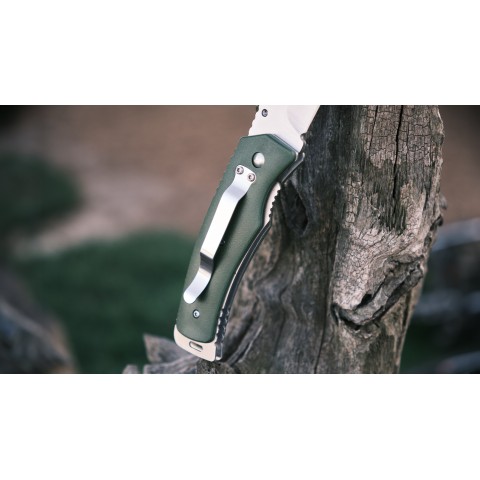 Ніж складаний туристичний Ganzo G618 (8 см) 440C / ABS  зелений