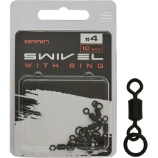Вертлюжок Brain Swivel With Ring #4 (10 шт/уп) SGCA-8013-4