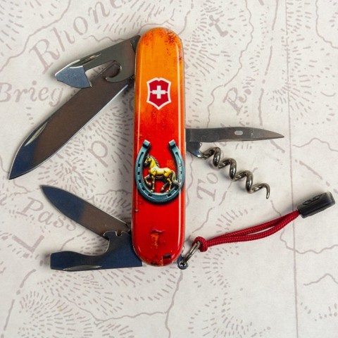 Складаний ніж Victorinox SPARTAN ZODIAC 3D Щаслива підкова 1.3603.Z5260hk