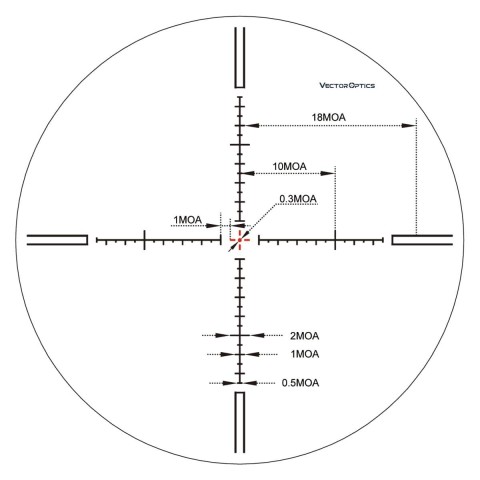Прицел оптический Vector Optics Aston 5-30x56 (30 mm) illum. SFP