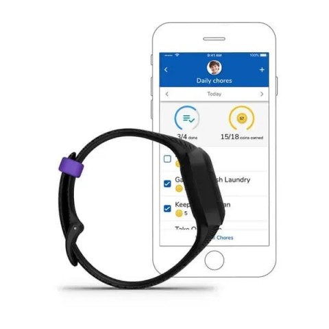 Фітнес-трекер дитячий Garmin vivofit jr.3 Марвел Чорна Пантера