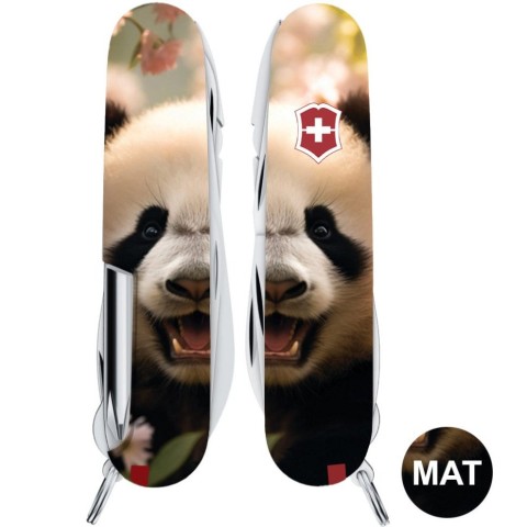 Ніж Victorinox Fisherman Animal 91мм,17функ ,Панда