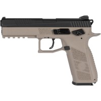 Пистолет пневматический ASG CZ P-09 Black/FDE Blowback. CO2. Pellet кал. 4.5 мм