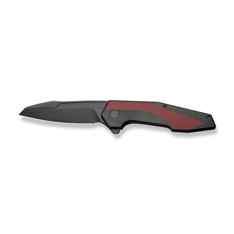 Ніж складаний туристичний Civivi Hypersonic, (9.4 см) 14C28N / Steel & G10 чорно-бордовий