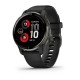 Смарт-часы Garmin Venu 2 Plus черные с графитовым безелем и силиконовым ремешком