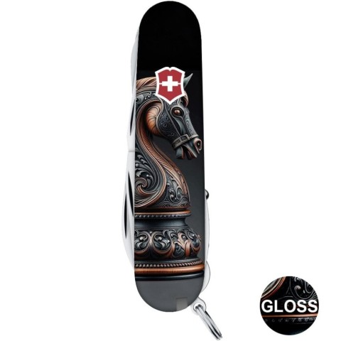 Складаний ніж Victorinox HUNTSMAN ZODIAC Шаховий кінь 1.3713.3.Z5310pk