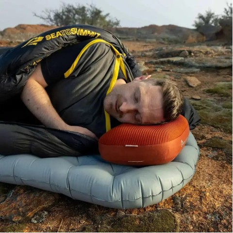 Подушка надувная Sea To Summit Aeros Premium Pillow Regular burnt olive