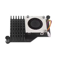 Радіатор з вентилятором для Raspberry Pi 5 (чорний)